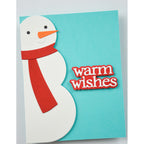 Birch Press Stanzschablone - 57642 Block Print Edge Snowman