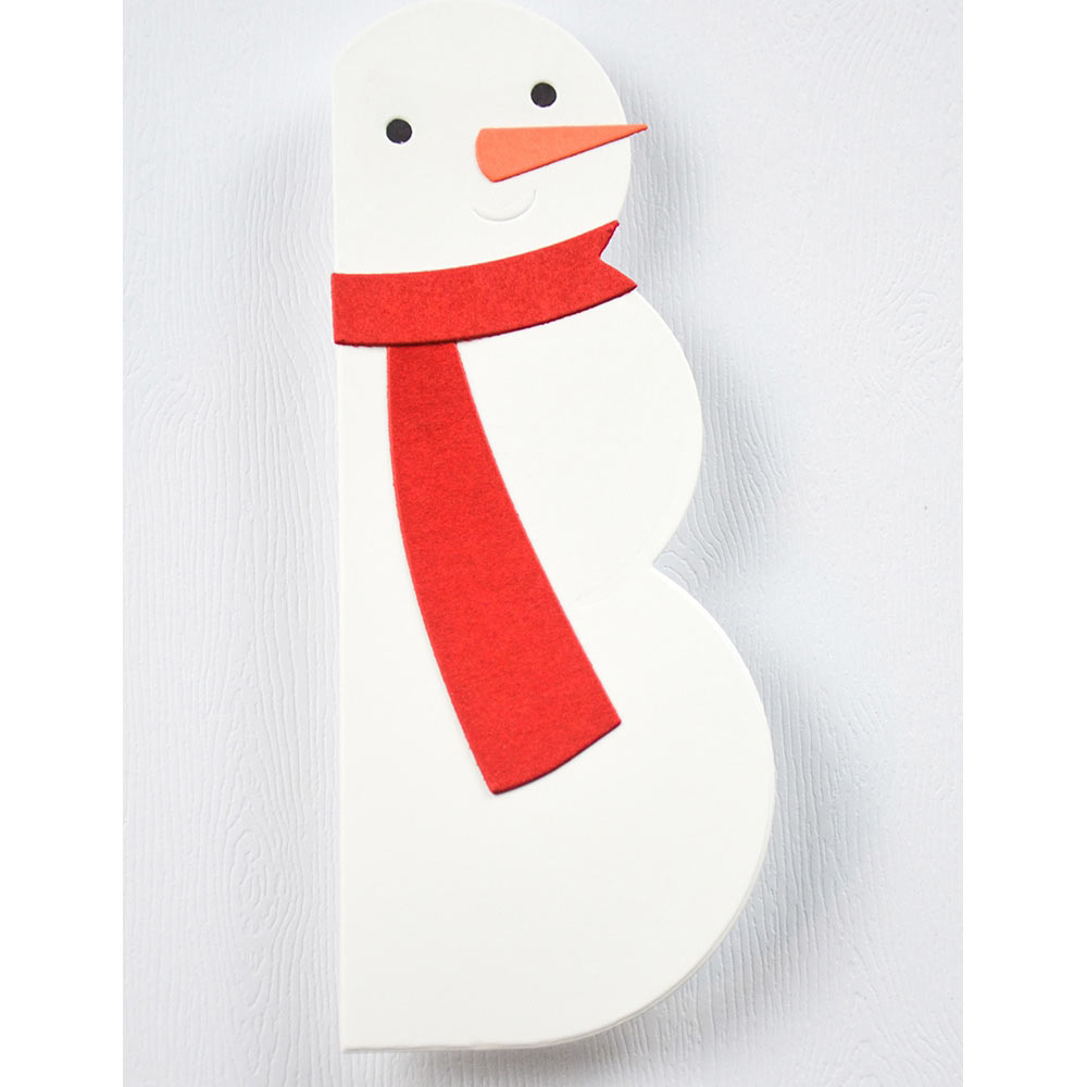 Birch Press Stanzschablone - 57642 Block Print Edge Snowman