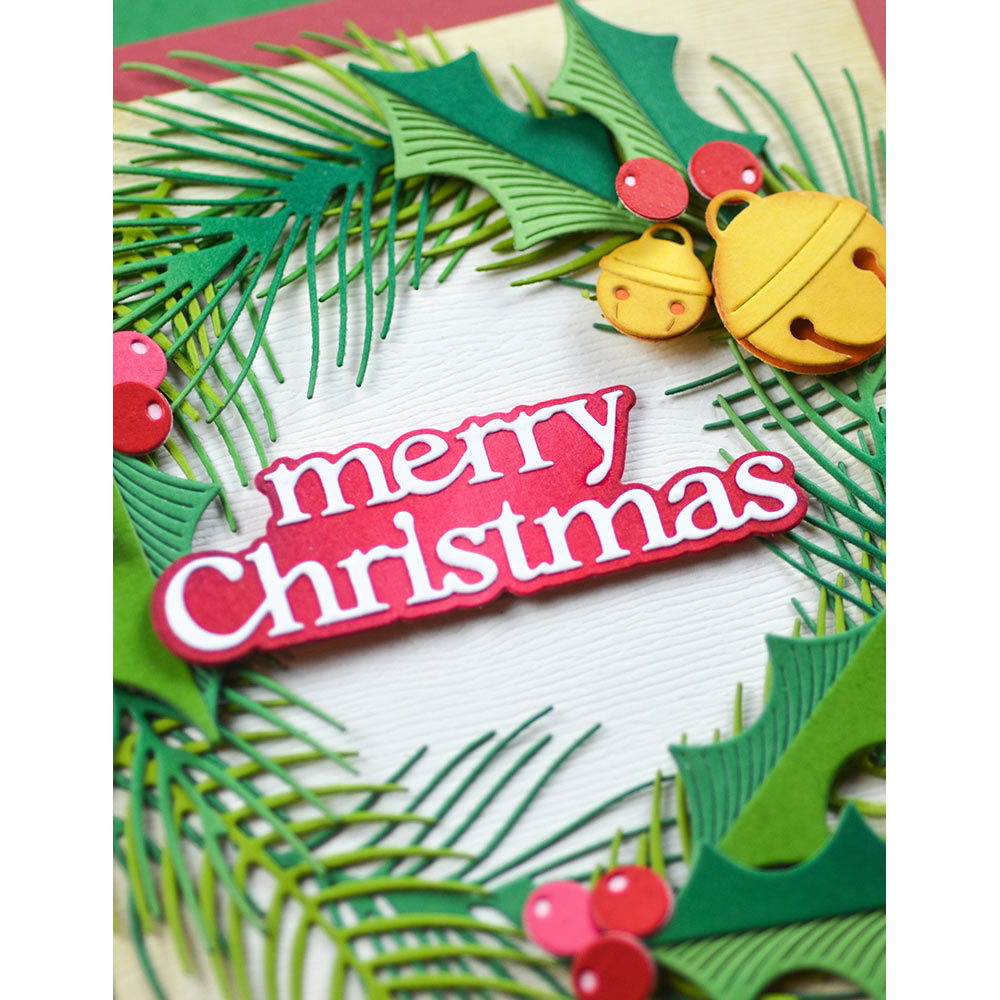 Birch Press Stanzschablone - 57643 Merry Christmas Dapper Script