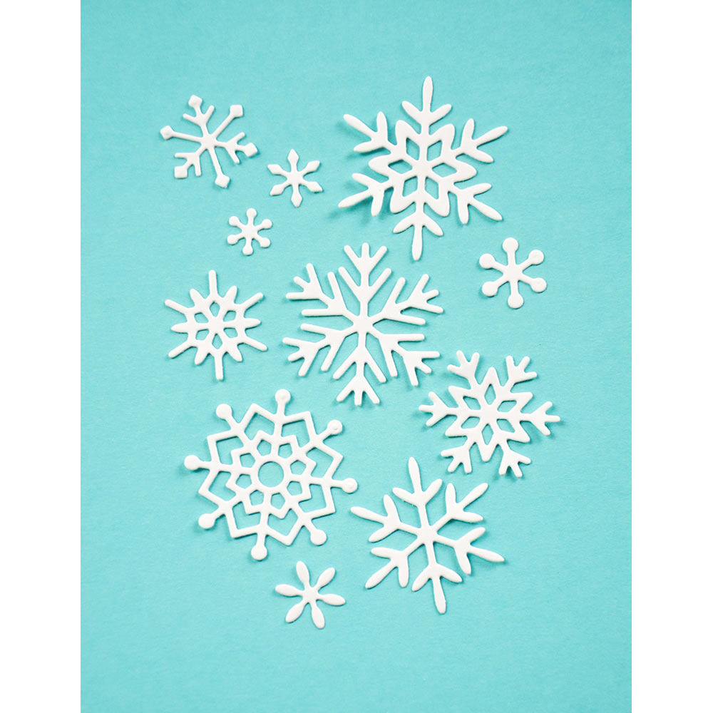 Birch Press Stanzschablone - 57644 Bright Snowflakes