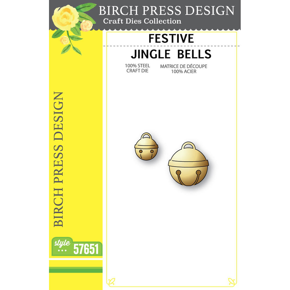 Birch Press Stanzschablone - 57651 Festive Jingle Bells