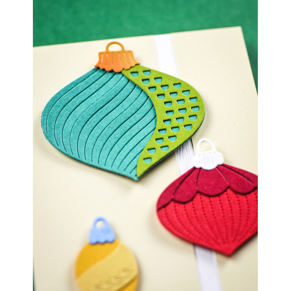 Birch Press Stanzschablone - 57652 Block Print Wave Ornament