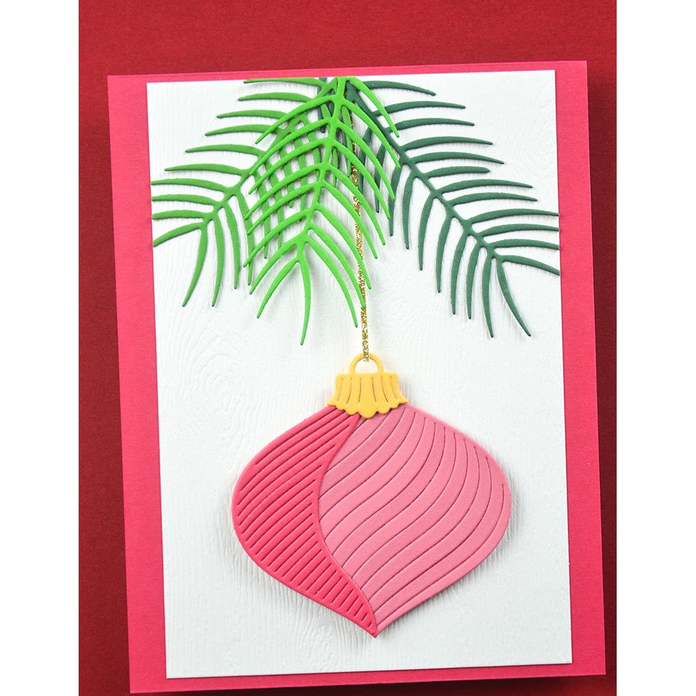 Birch Press Stanzschablone - 57652 Block Print Wave Ornament