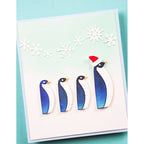 Birch Press Stanzschablone - 57654 Block Print Marching Penguins