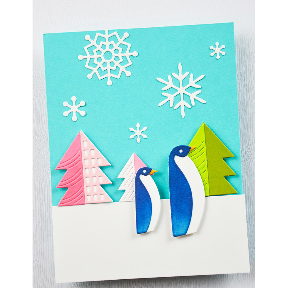 Birch Press Stanzschablone - 57644 Bright Snowflakes