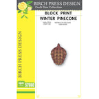 Birch Press Stanzschablone - 57660 Block Print Winter Pinecone