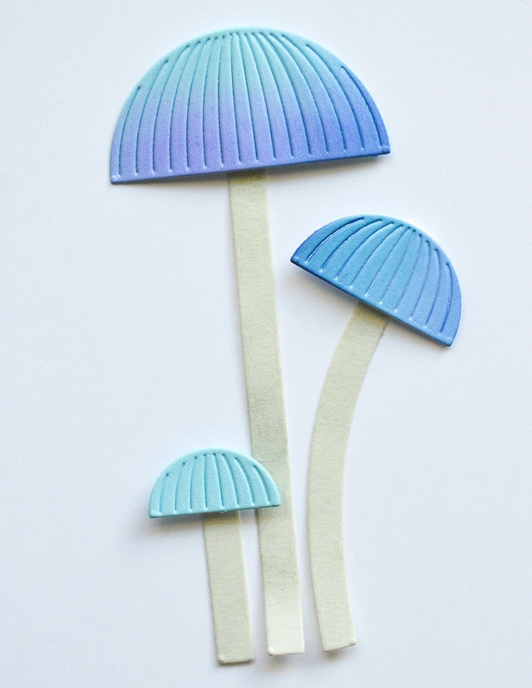 Birch Press Stanzschablone - 57672 Block Print Tall Mushrooms
