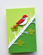 Birch Press Stanzschablone - 57686 Block Print Fine Finch