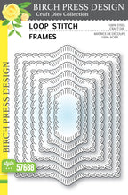 Birch Press Stanzschablone - 57688 Loop Stitch Frames