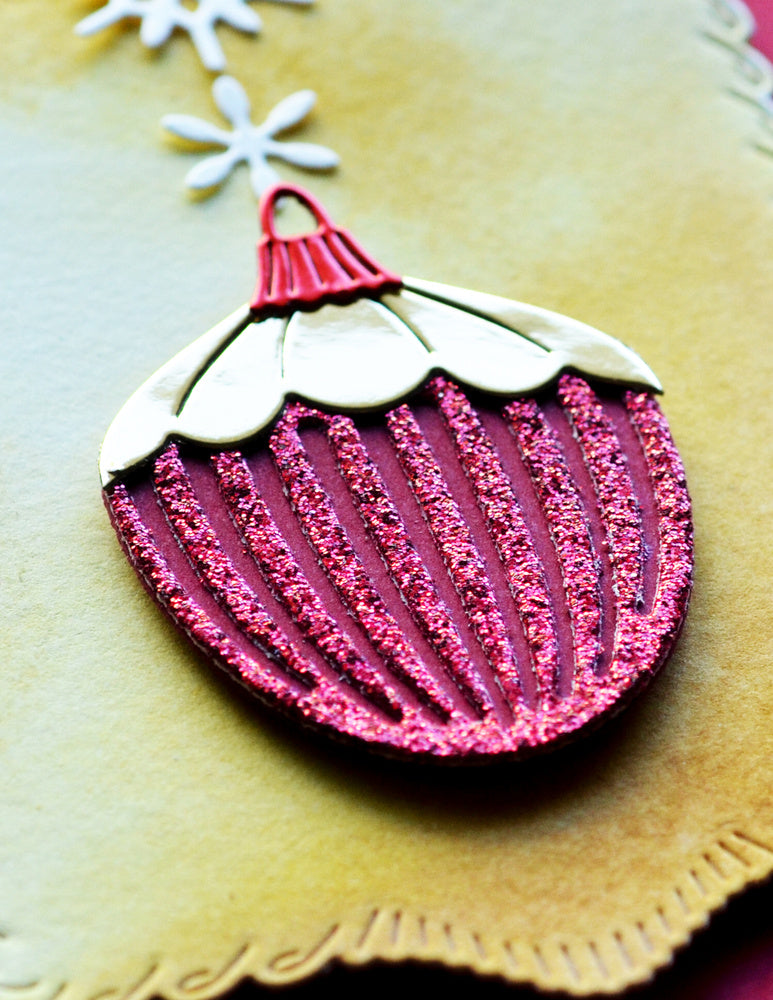 Birch Press Stanzschablone - 57693 Block Print Ribbed Ornament