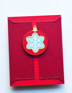 Birch Press Stanzschablone - 57695 Block Print Floral Snowflake Ornament