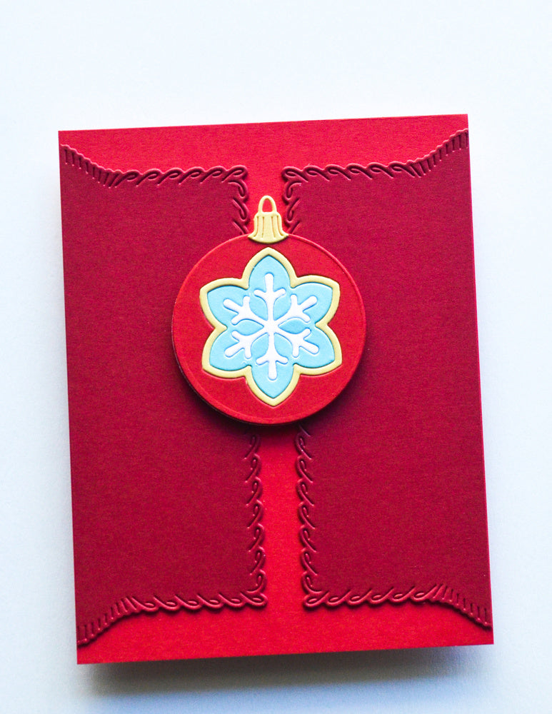 Birch Press Stanzschablone - 57695 Block Print Floral Snowflake Ornament