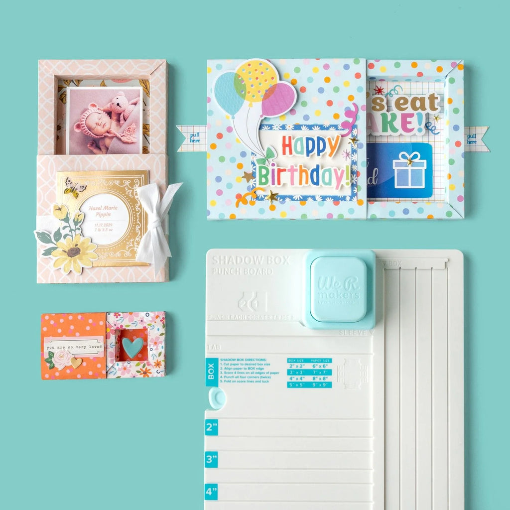 We R Makers Shadow Box Punch Board