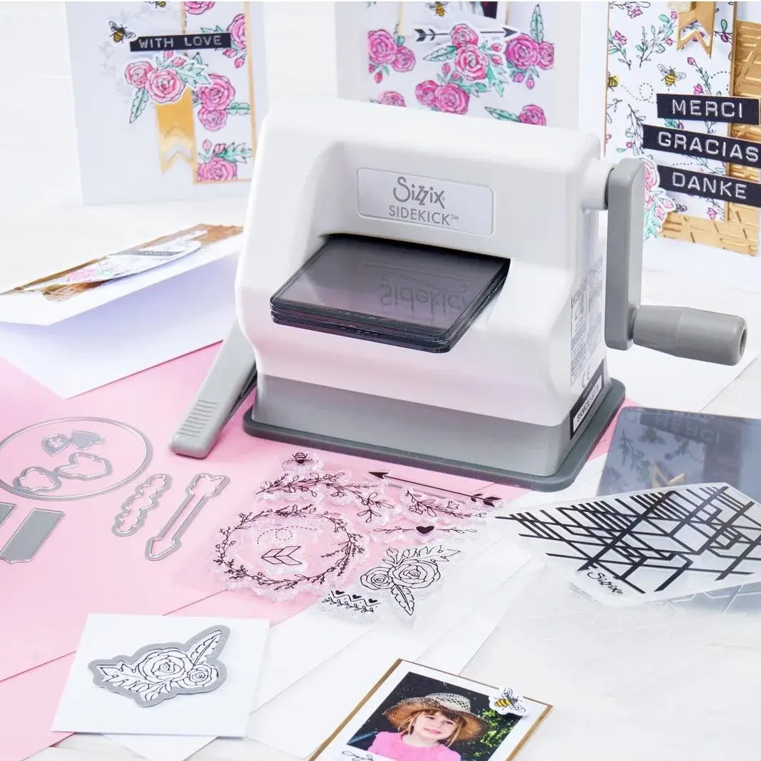 Sizzix Sidekick Starter Kit - White & Gray NEU