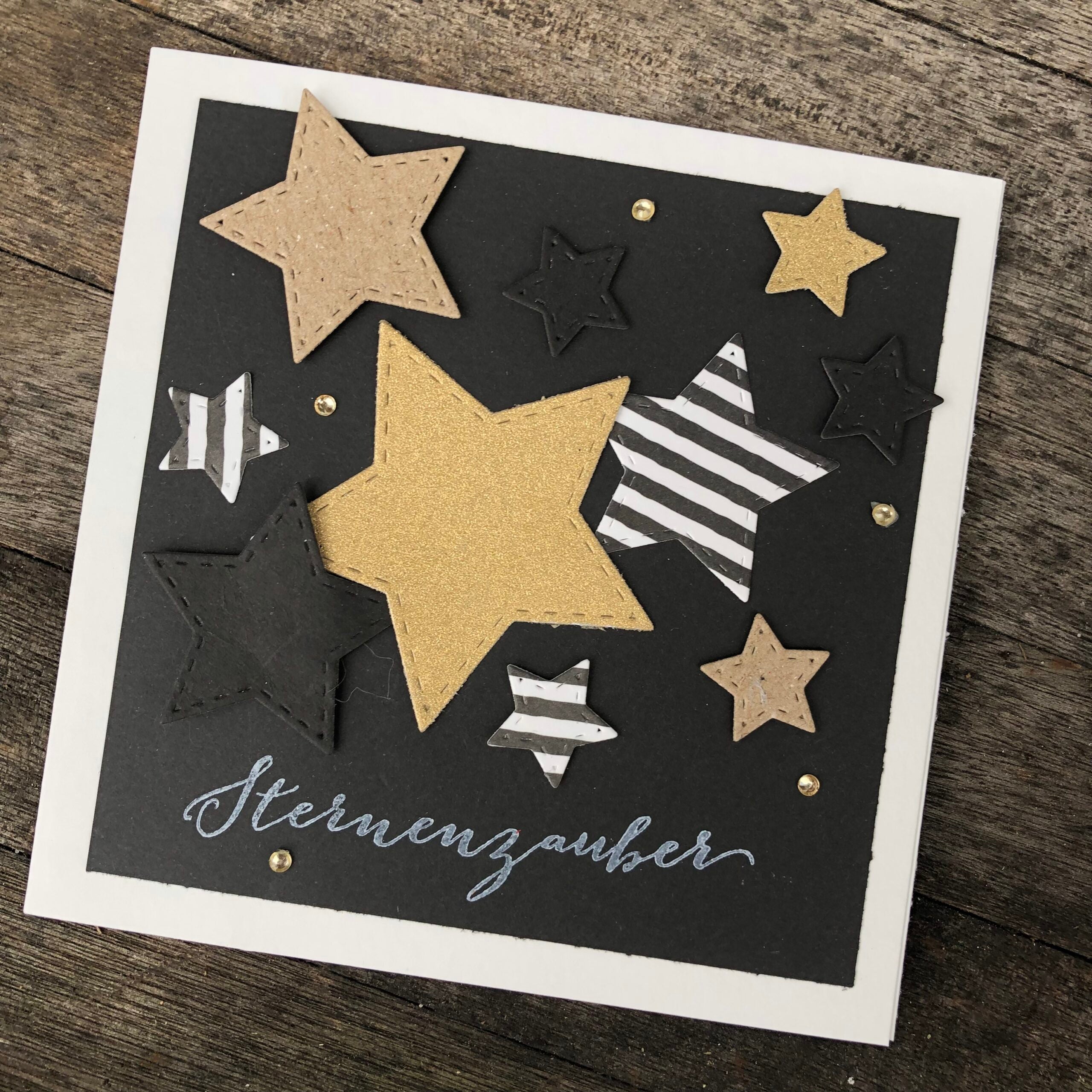 Karten-Kunst Stanzschablone kk-D160 - Stitched Nested Stars