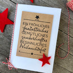 Karten-Kunst Clear Stamps KK-0197 - Fantastisches Weihnachtsfest
