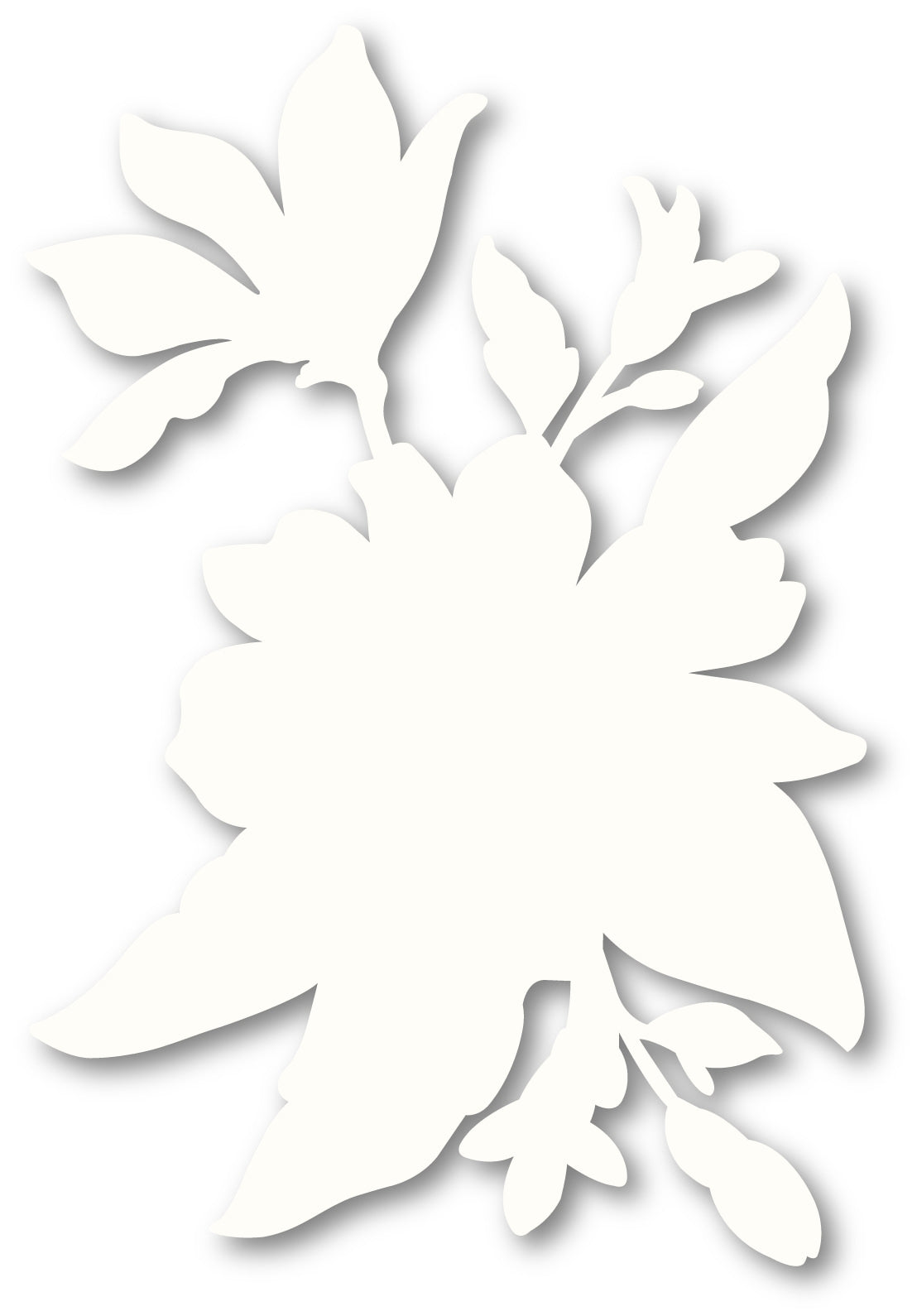 Memory Box Template Set - 88620 Gracious Floral Stencil Set