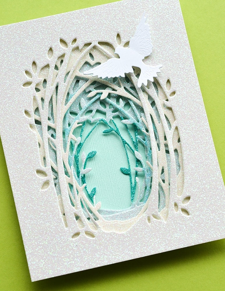Memory Box Stanzschablone - Rustic Tree Collage