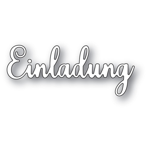 Memory Box Stanzschablone - 94055 Einladung
