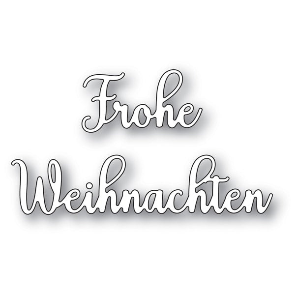 Memory Box Stanzschablone - 94061 Frohe Weihnachten