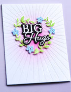 Memory Box Stanzschablone - Pinpoint Burst Plate