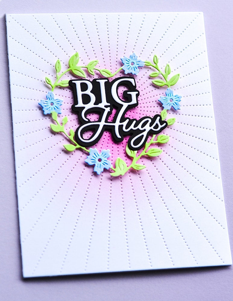 Memory Box Stanzschablone - Pinpoint Burst Plate