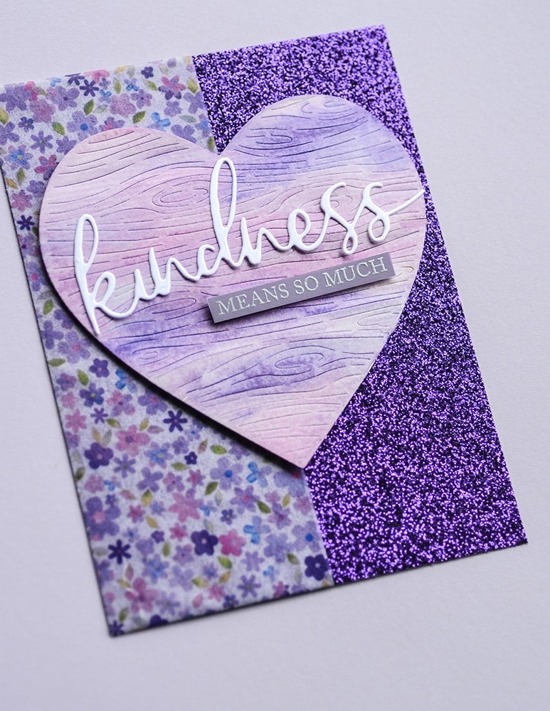 Memory Box Stanzschablone - Woodgrain Heart
