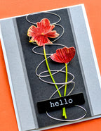 Memory Box Stanzschablone - Splendid Poppy Stems