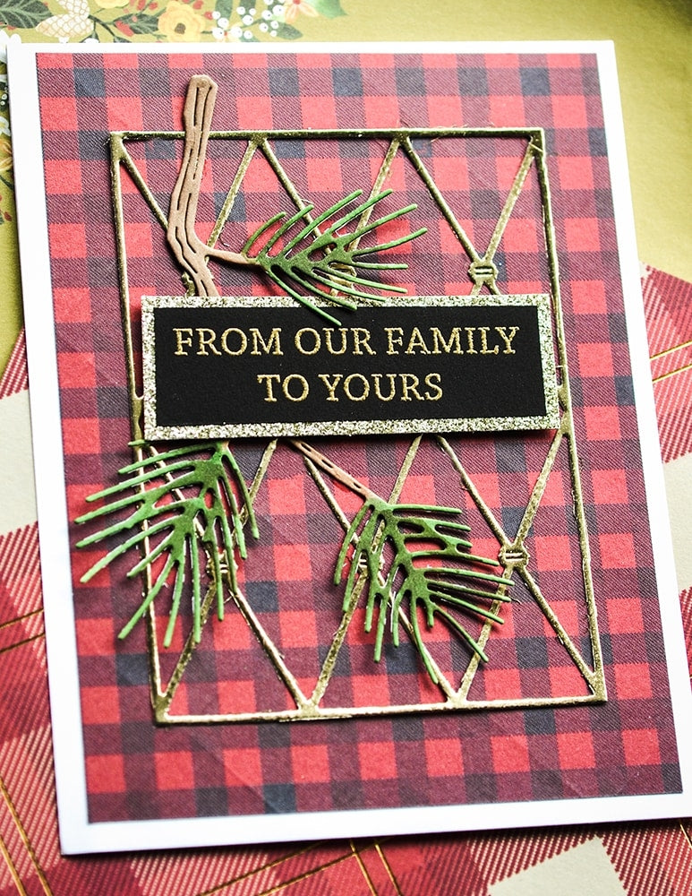 Memory Box Stanzschablone - Forest Pine Branch 