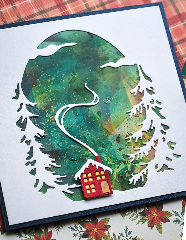 Memory Box Stanzschablone - 94500 Evergreen Sky Collage