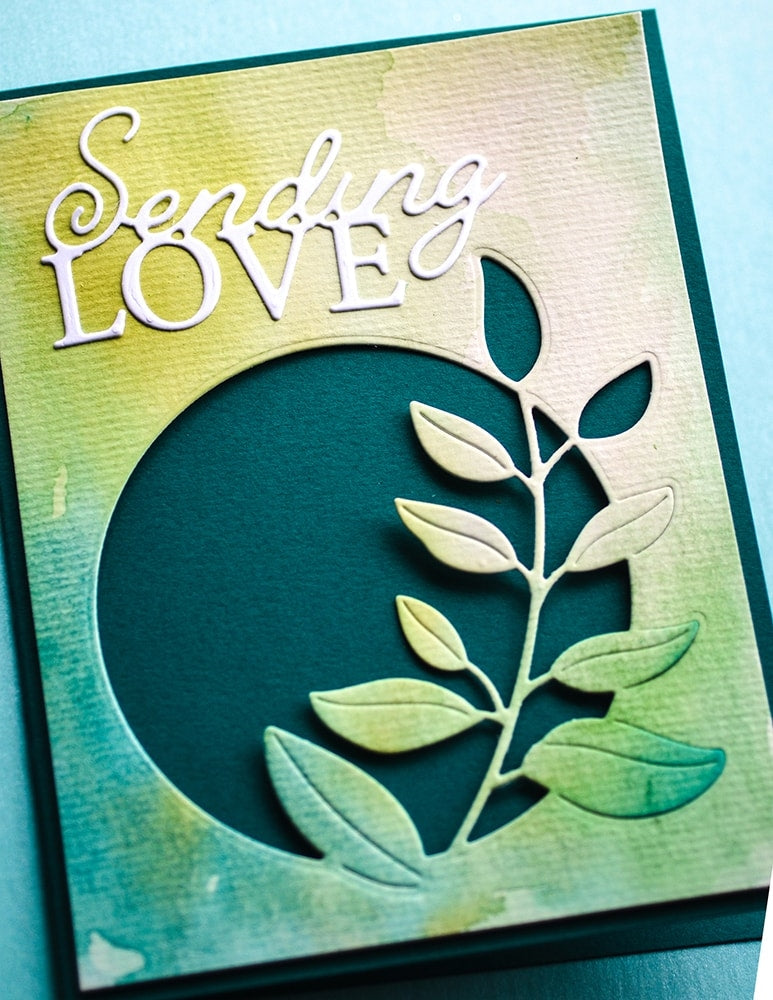 Memory Box Stanzschablone - Sending Love Posh Script