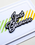 Memory Box Stanzschablone - Wrapped Stitched Slim Rectangles