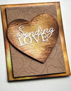 Memory Box Stanzschablone - Sending Love Posh Script