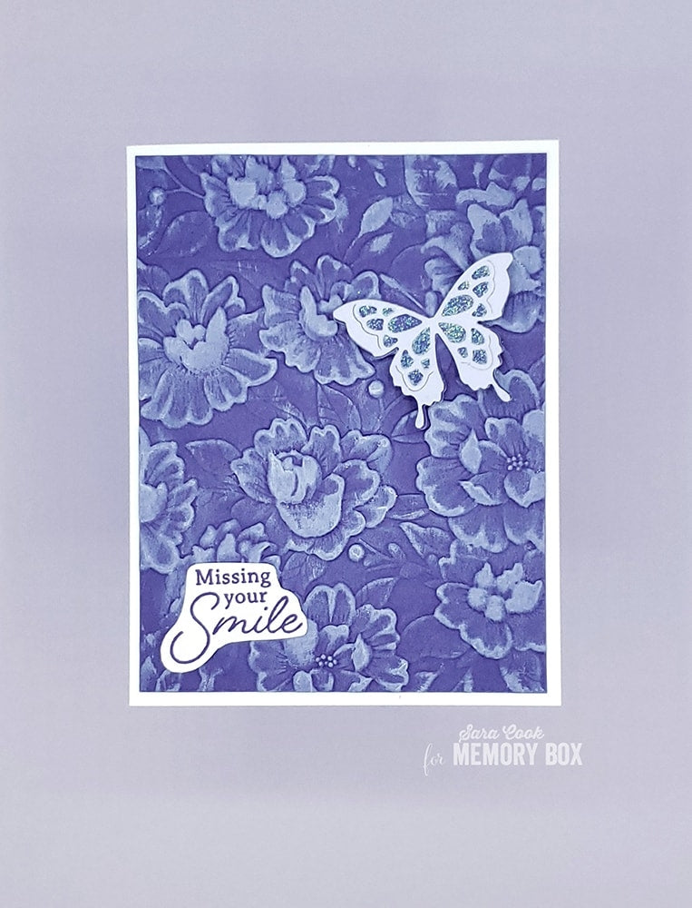 Memory Box 3D Prägeschablone - Blooming 3D Embossing Folder