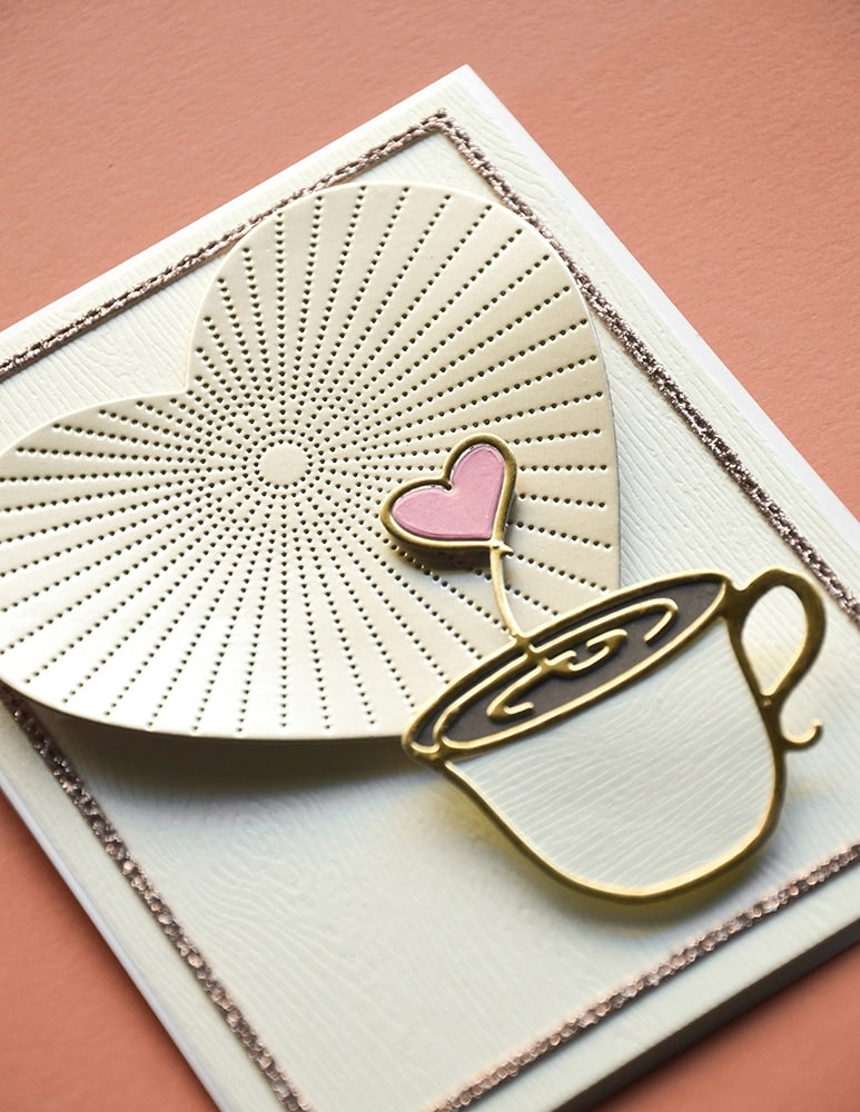 Memory Box Stanzschablone - Pinpoint Burst Heart
