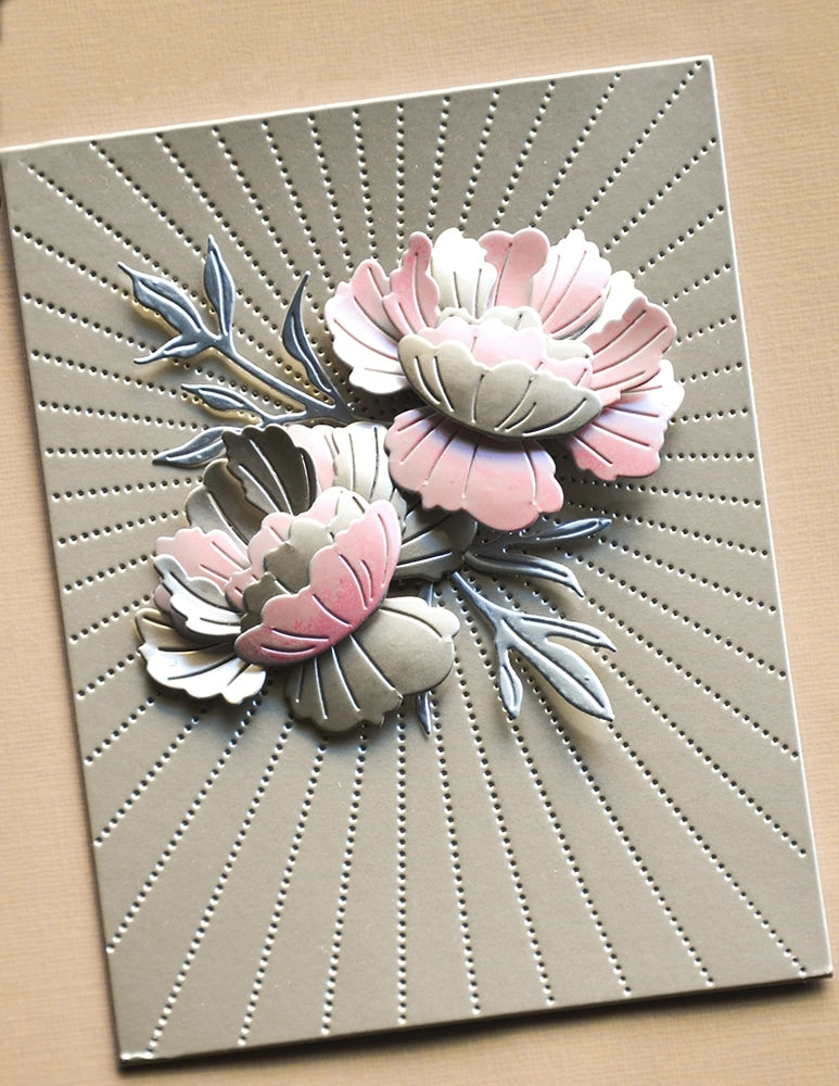 Memory Box Stanzschablone - Luxe Peony