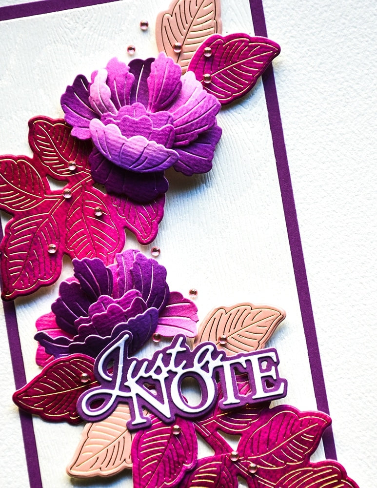 Memory Box Stanzschablone - Luxe Peony