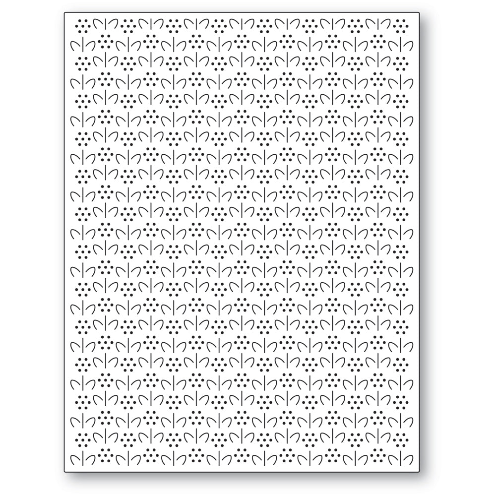 Memory Box Stanzschablone - 94892 Pinpoint Flower Plate