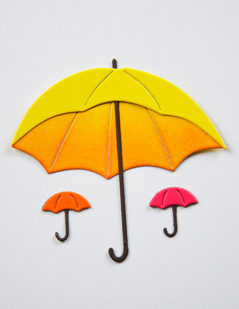 Memory Box Stanzschablone - 94899 Umbrella Trio