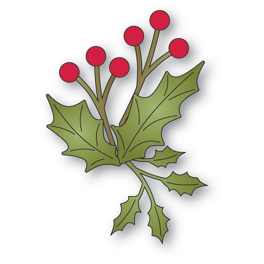 Memory Box Stanzschablone - 94912 Forest Holly Sprig
