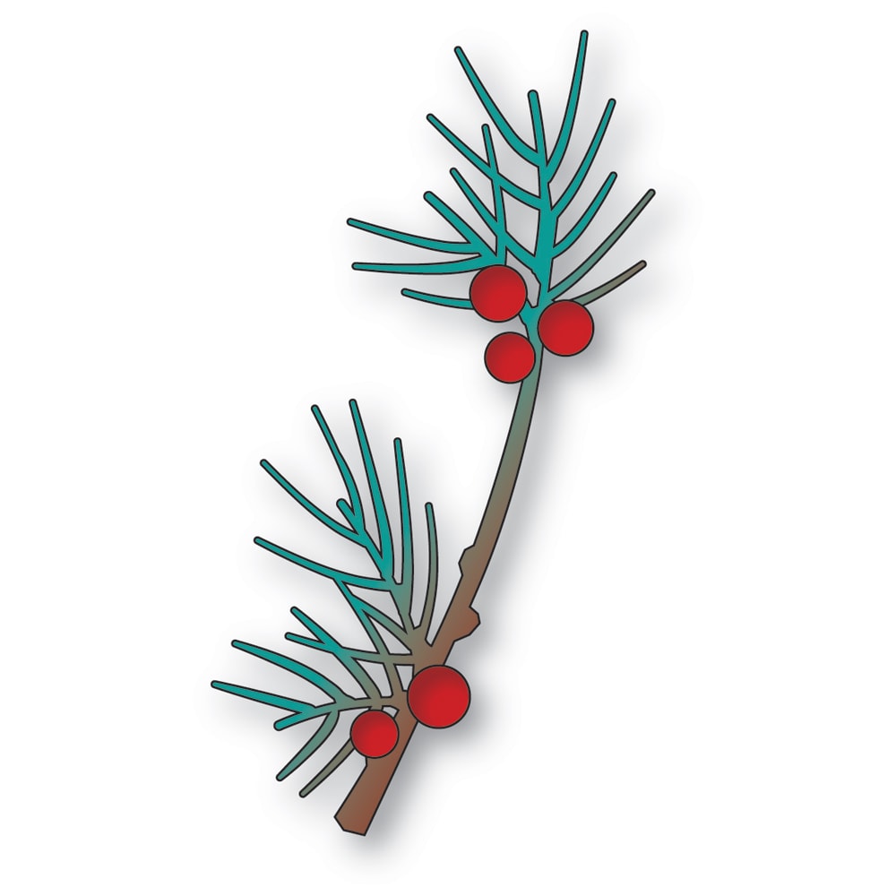 Memory Box Stanzschablone - 94916 Pine Berry Branch