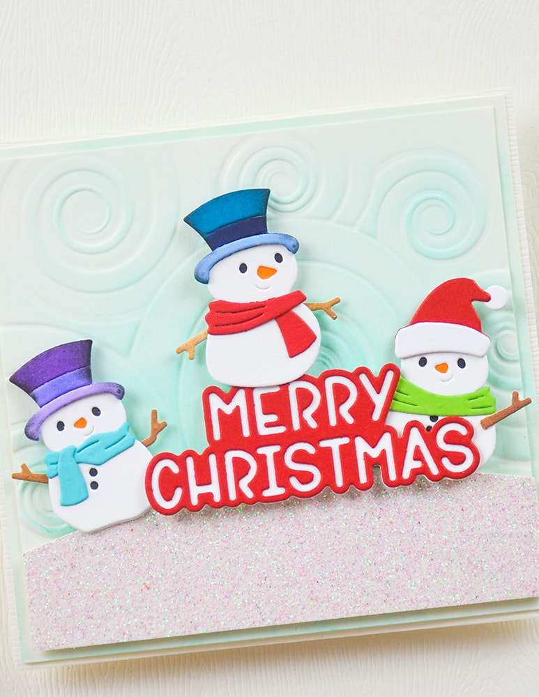 Memory Box Stanzschablone - 94918 Stylish Snowmen Trio