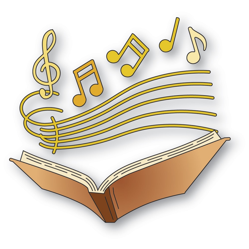 Memory Box Stanzschablone - 94923 Musical Songbook