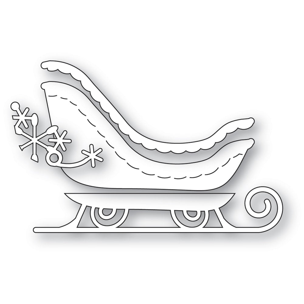 Memory Box Stanzschablone - 94928 Festive Sleigh