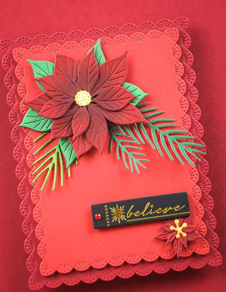 Memory Box Stanzschablone - 94932 Brilliant Poinsettia