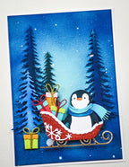 Memory Box Stanzschablone - 94928 Festive Sleigh