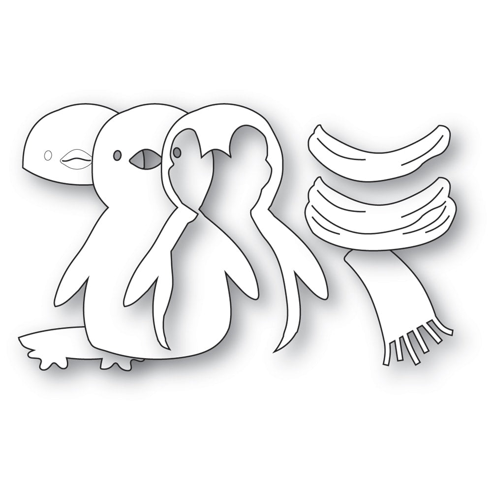 Memory Box Stanzschablone - 94935 Cheerful Penguin