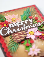 Memory Box Stanzschablone - 94936 Merry Christmas Stylish Script