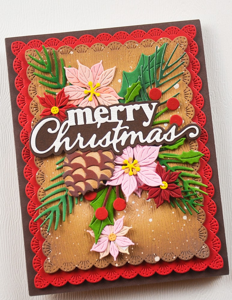 Memory Box Stanzschablone - 94937 Blooming Poinsettias