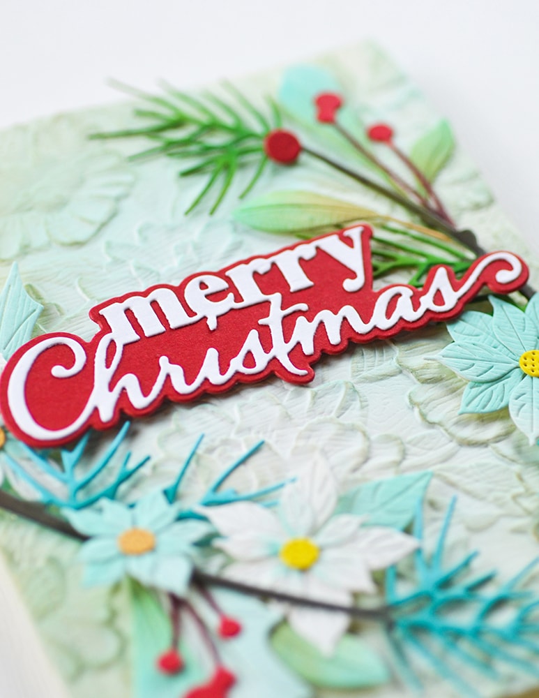 Memory Box Stanzschablone - 94936 Merry Christmas Stylish Script